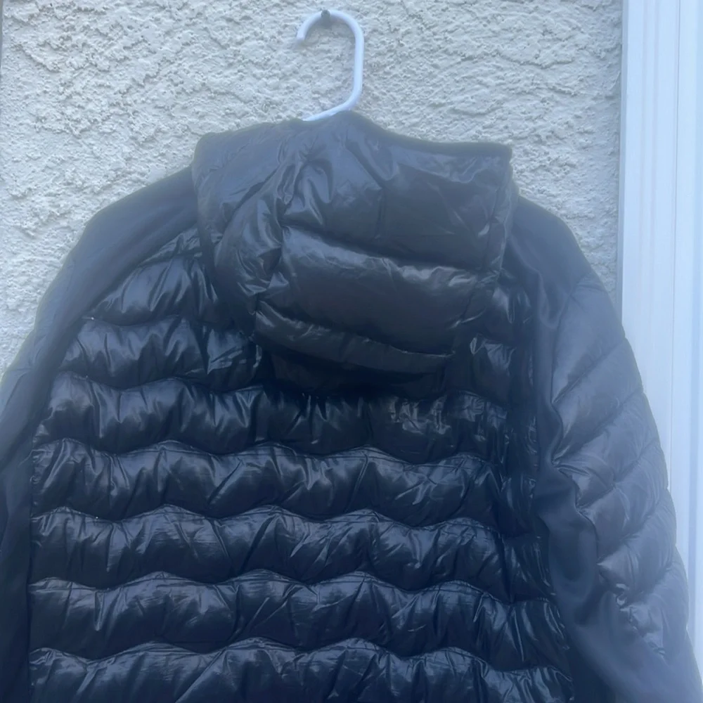 Nike Air Jordan Men's Black Performance Hybrid Hooded Jacket Size M